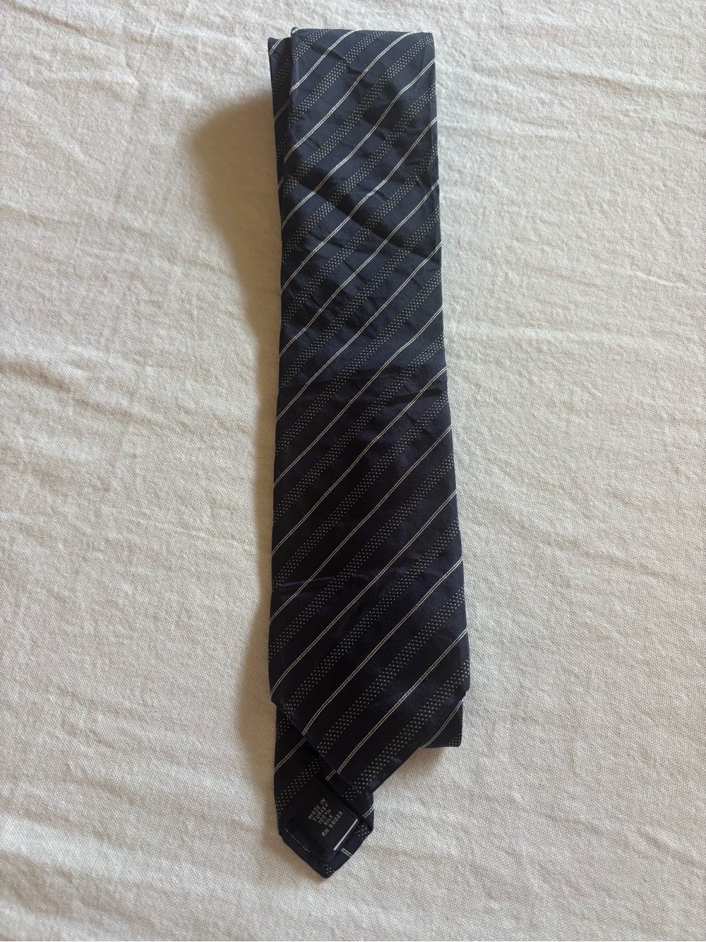 Banana Republic Navy Striped Men's Tie